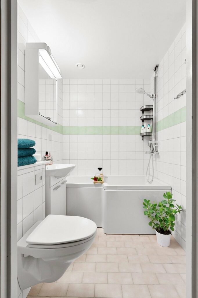 bathroom, room, interior